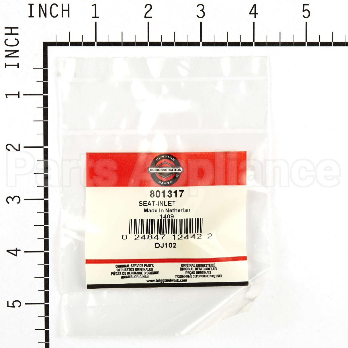 801317 Briggs & Stratton Seat-Inlet