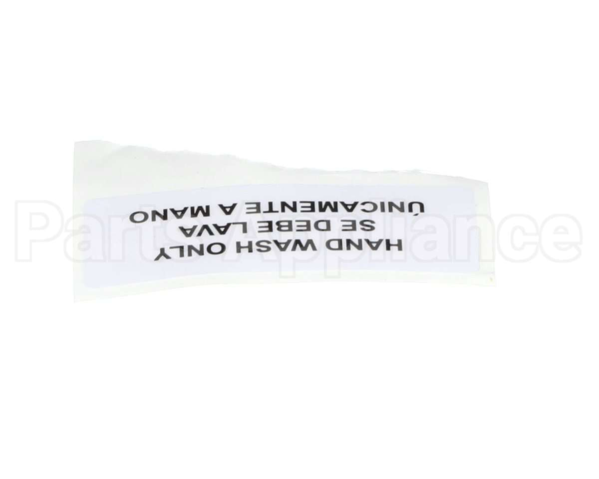 80314 Server Hand Wash Only Label