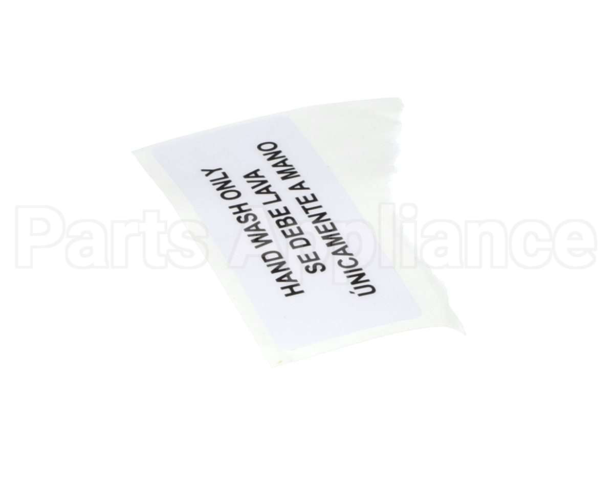 80314 Server Hand Wash Only Label