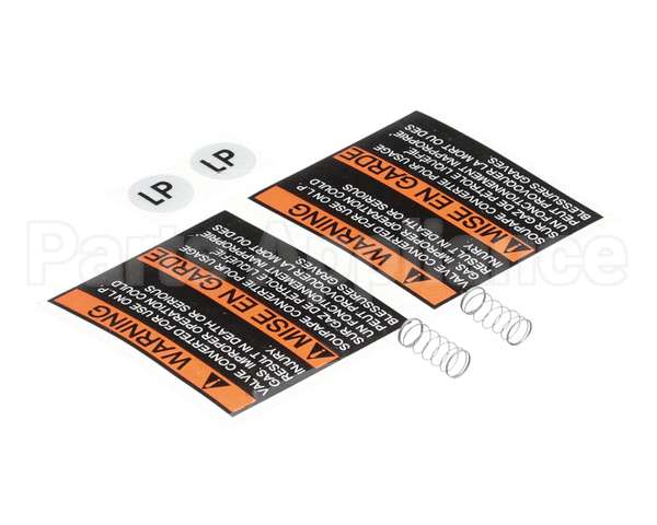 80400-16 Lbc Bakery Spring Kit Natural Gas To Lp