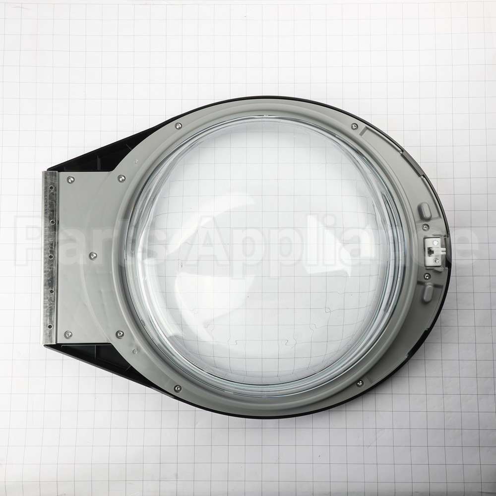 805550P Speed Queen Assy,Door-Complete-Black/Grey Inner, Pkg