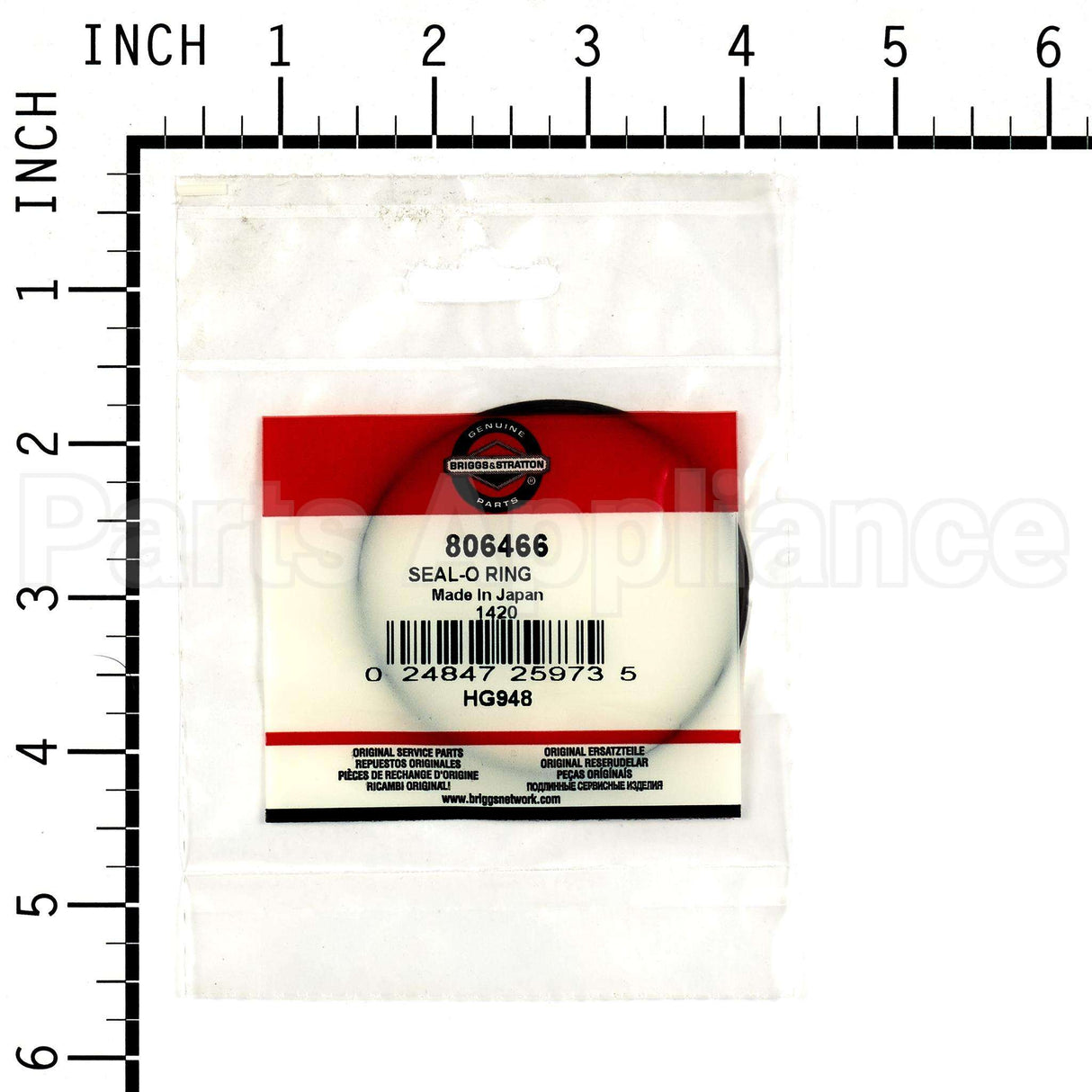 806466 Briggs & Stratton Seal-O Ring