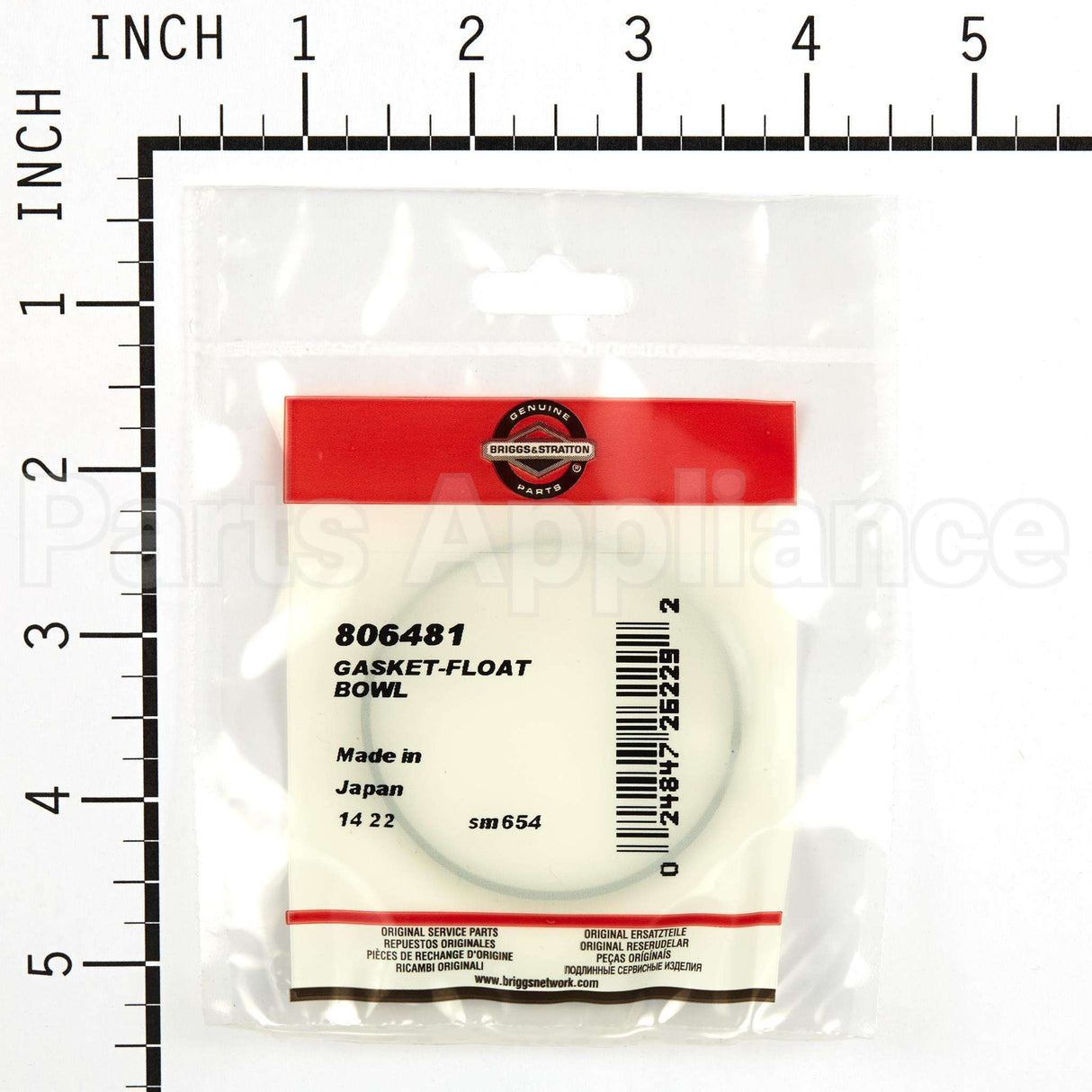 806481 Briggs & Stratton Gasket-Float Bowl