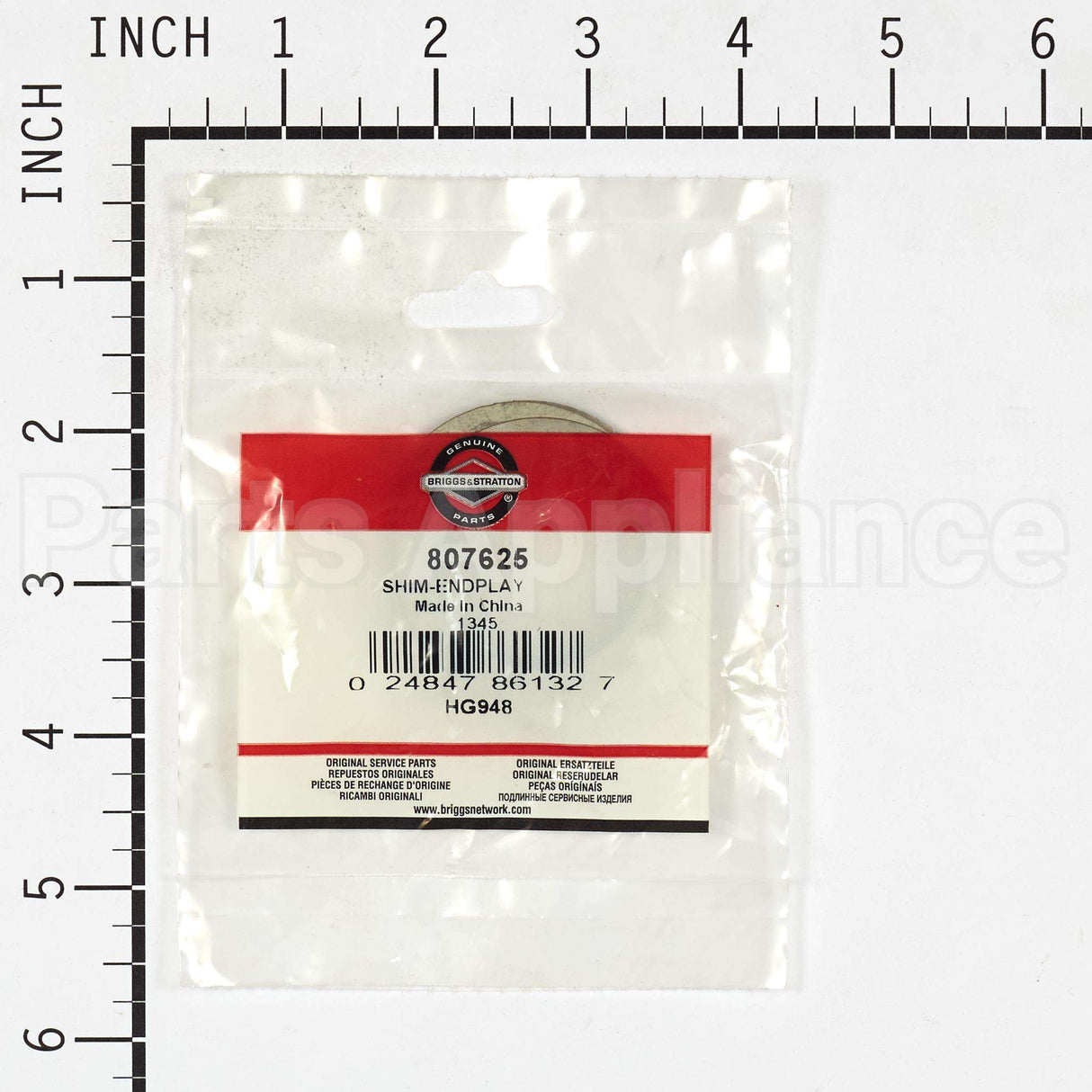 807625 Briggs & Stratton Shim-Endplay
