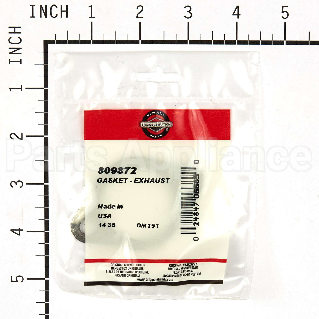 809872 Briggs & Stratton Gasket Exhaust