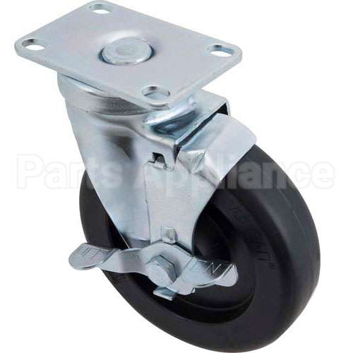 8100357 Compatible Dean Caster W/Br Plate 5"
