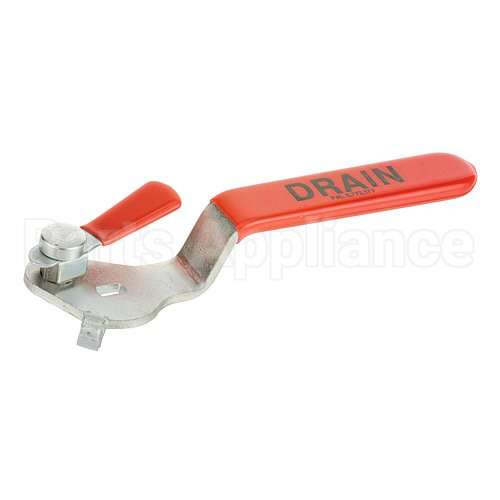 8101567 Compatible Frymaster Handle, Drn Valve R W/Lo Ck Pin