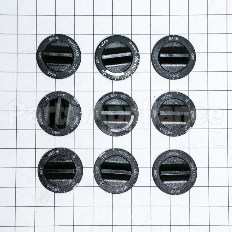 814362 Whirlpool Knob Kit (Pkg Of 9)