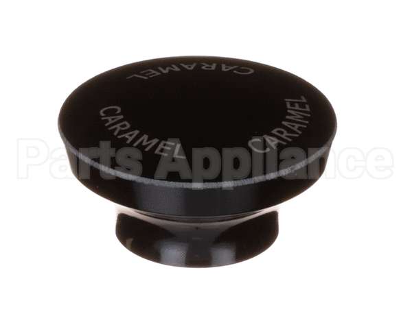 82023-024 Server Black Knob, Engraved Caramel