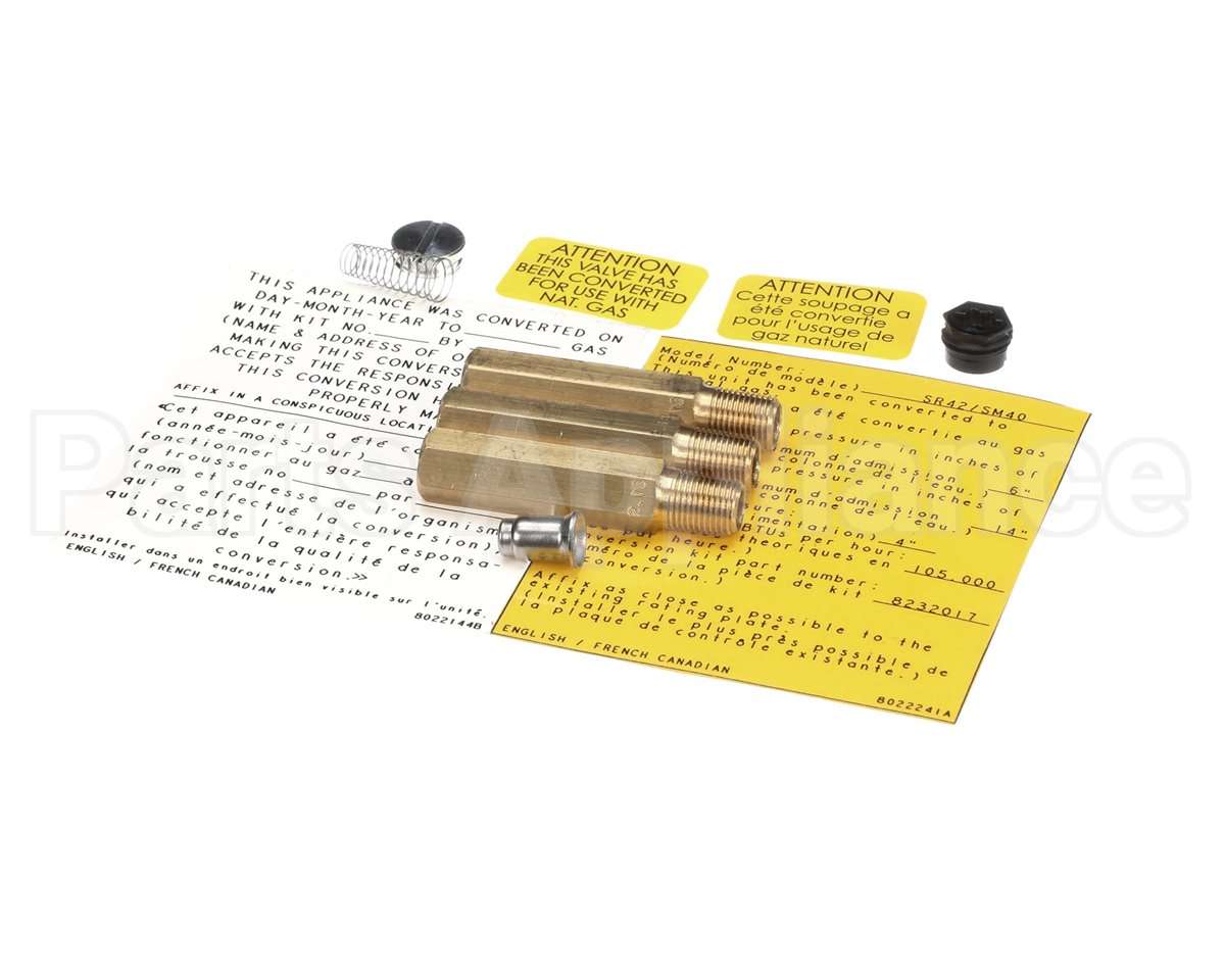 8263175 Frymaster Kit, Hw Lp To Nat Esg35T