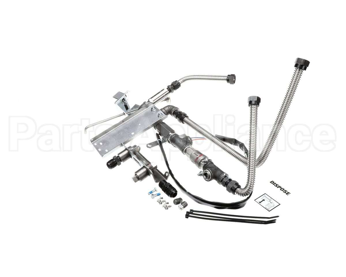 8263184 Frymaster Kit, Ocf Gas 3Bat Rear Oil Dsp