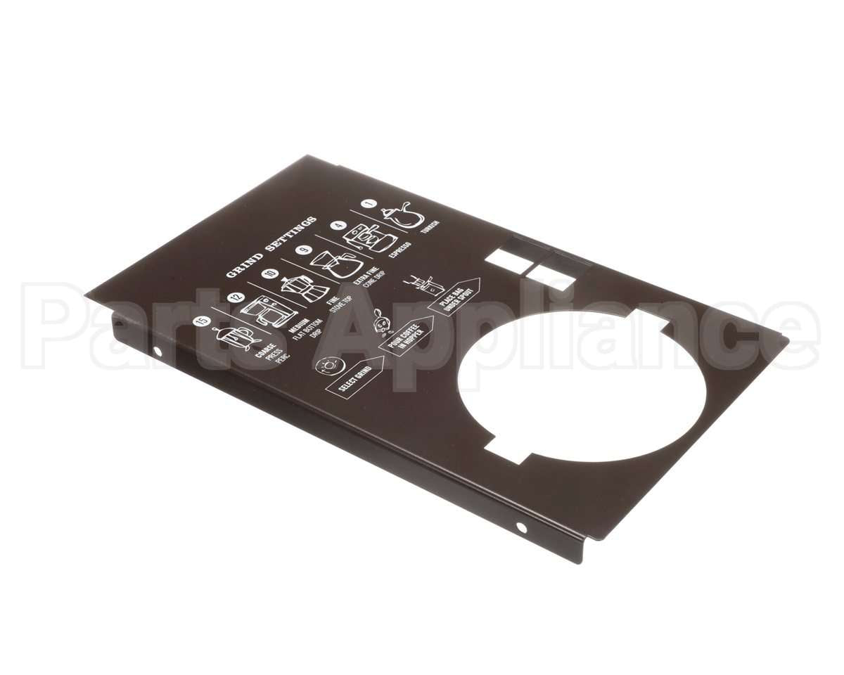 83363TS Grindmaster Cecilware Panel, Upper Front, Drk Brwn,S
