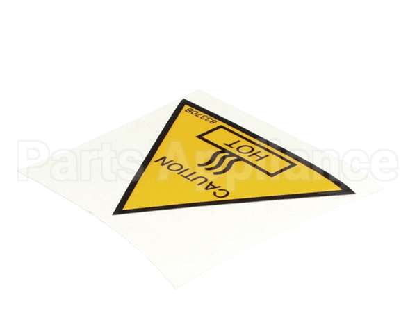 83370-2 Henny Penny Label-Caution Hot, Ul, Mylar