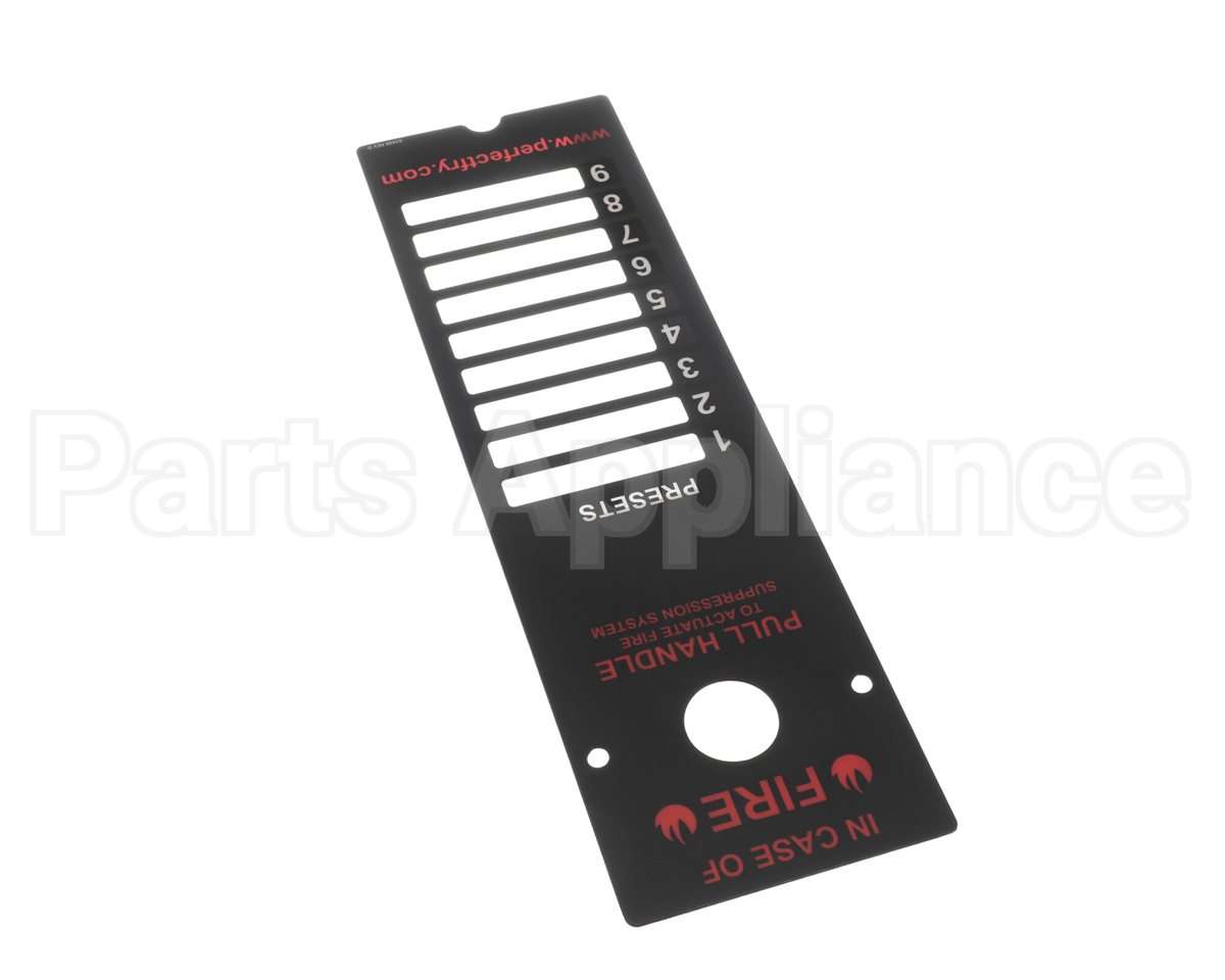 83488 Perfect Fry Label, Preset Pfc