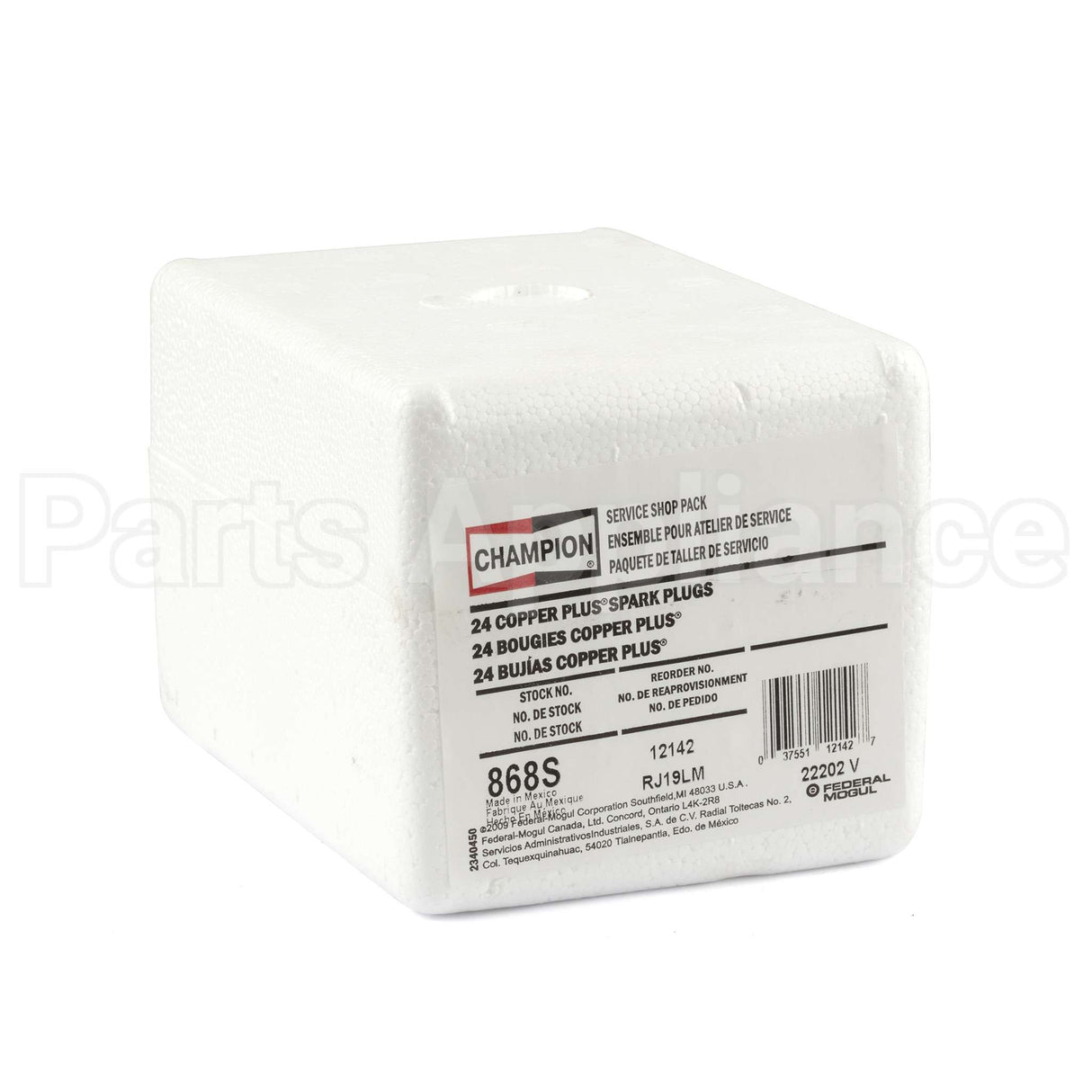 868S Champion Rj19Lm Shop Pack 24 Plugs