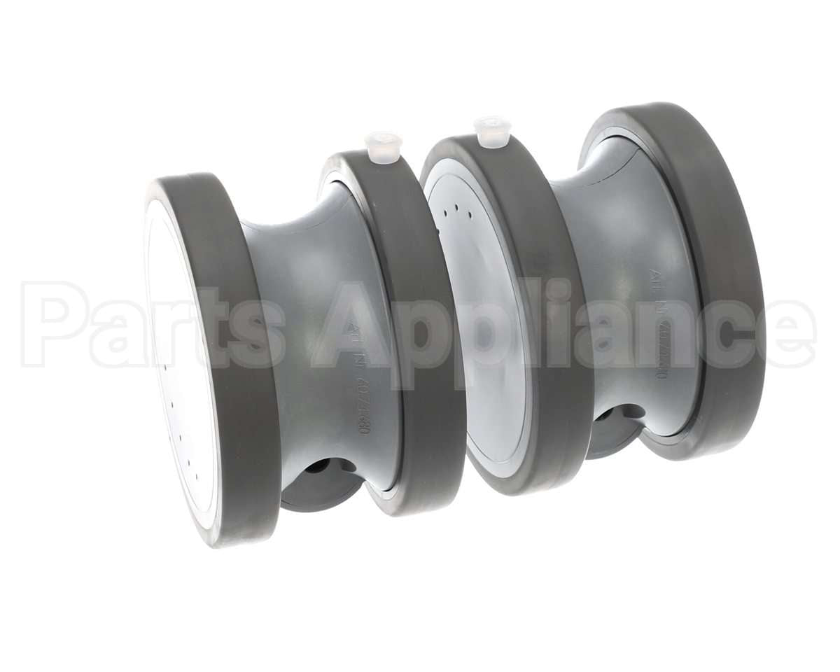 87.01.933S Rational Caster Set (2Ea) W/O Brake 125Mm