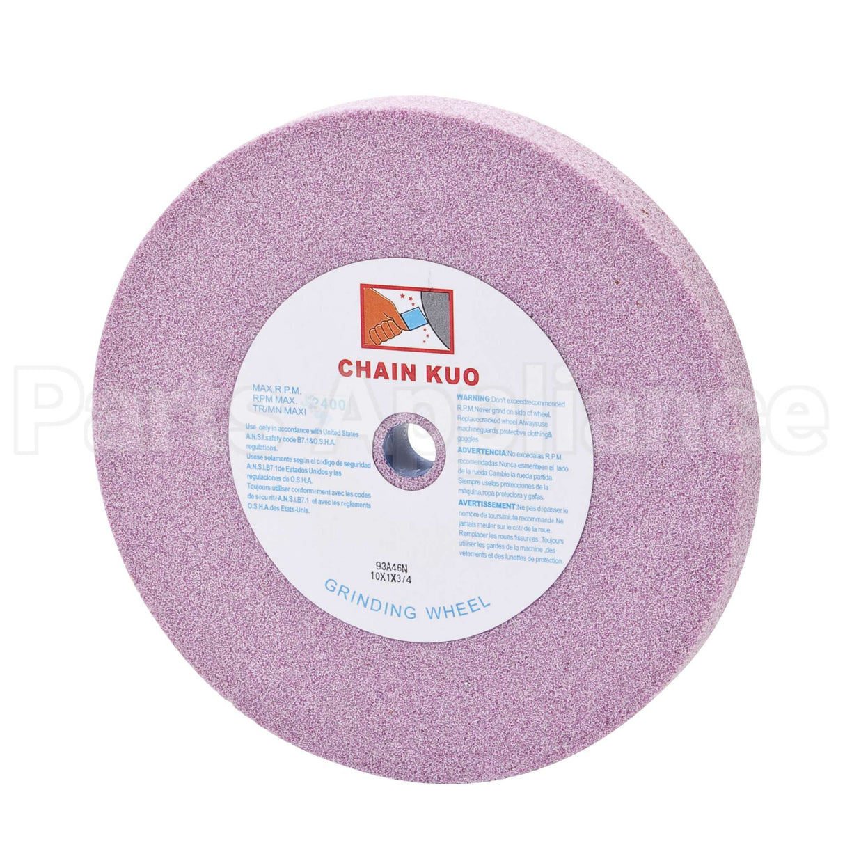 88-043 Oregon Grinding Stone10 Red 46 Grit