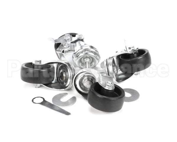 883720 TRUE Caster Kit 3, 1/2Stem, Set/4 Silver 2)83