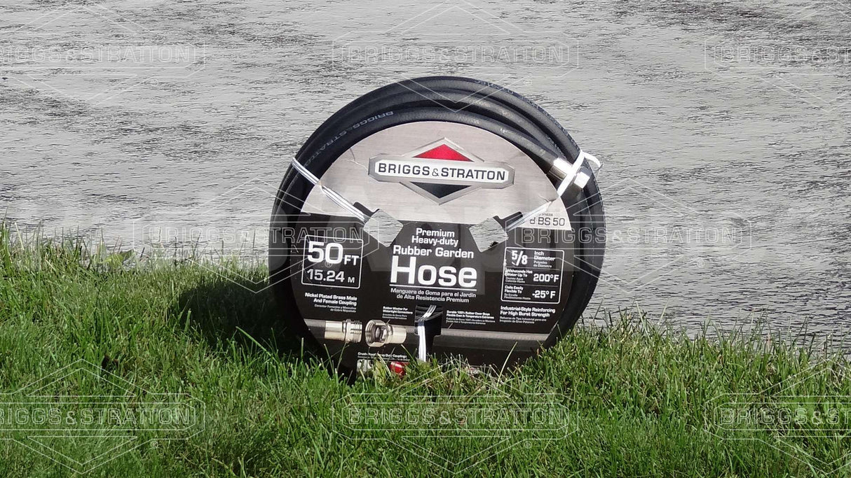 8BS50 Briggs & Stratton 5/8 X 50' Rubber Garden Hose