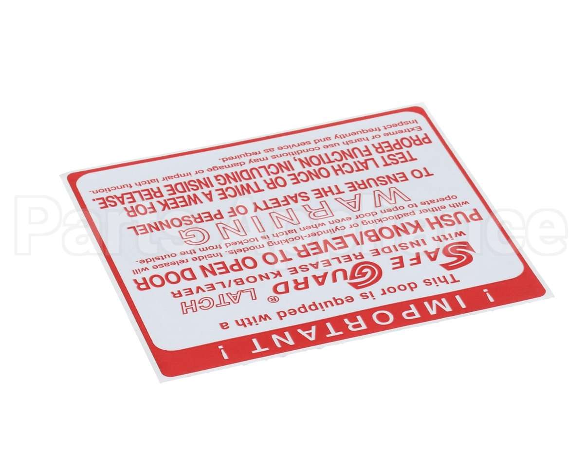 90055DECAL Kason Safeguard Decal