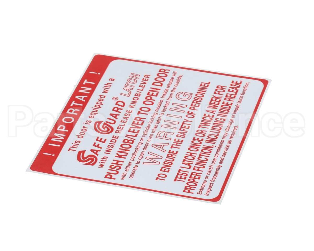 90055DECAL Kason Safeguard Decal