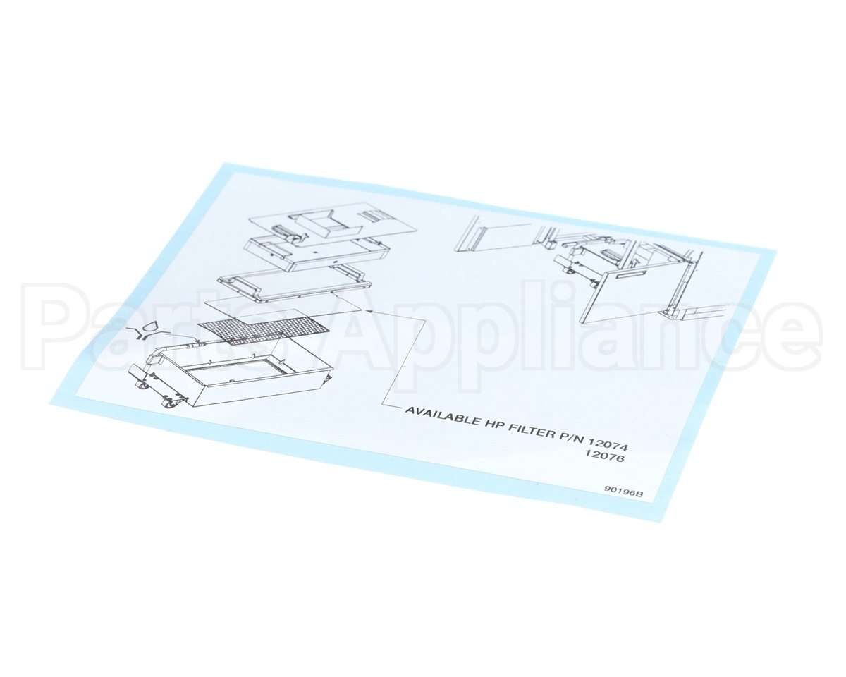 90196 Henny Penny Label-Replacement Filter