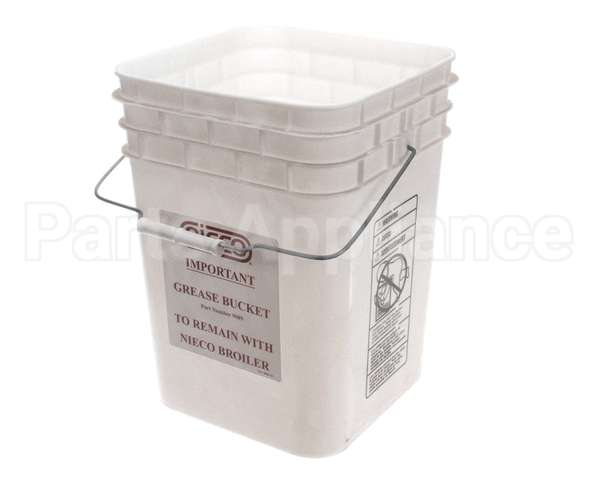 9089-10 Nieco Grease Pail Without Lid 4 Gal. W/L