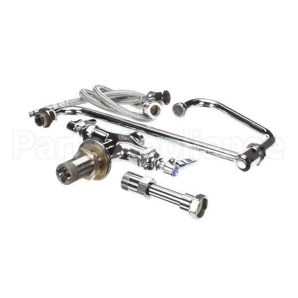 91877 Compatible Groen Double Pantry Faucet W/ 5" Riser, 11"+ 6" Spout