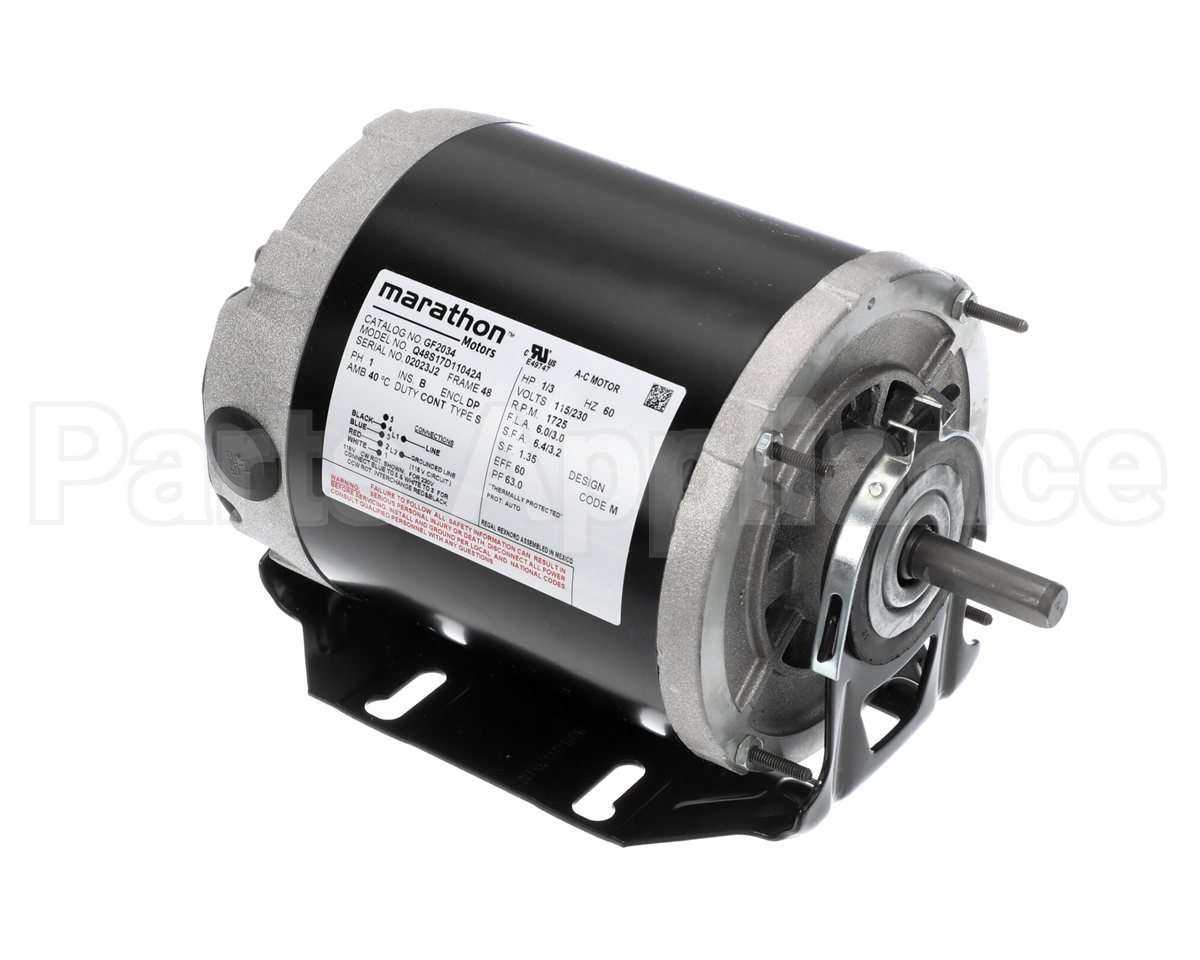 950-0131 Tjernlund Products 1/3Hp 115V 1725Rpm 48/56 Motor