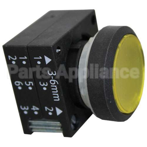 9604404 Compatible Meiko Pushbutton - Yellow