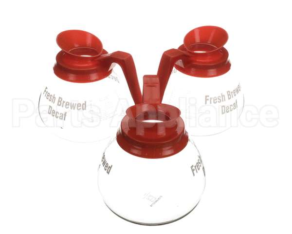 98006 Grindmaster Cecilware Decntr, Glss Dcaf 3Pk Orn