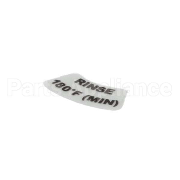9905-002-97-62 Compatible Jackson Decal, Rinse 180F (Min)