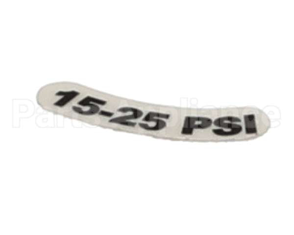 9905-002-97-74 Jackson Decal, 15-25 Psi