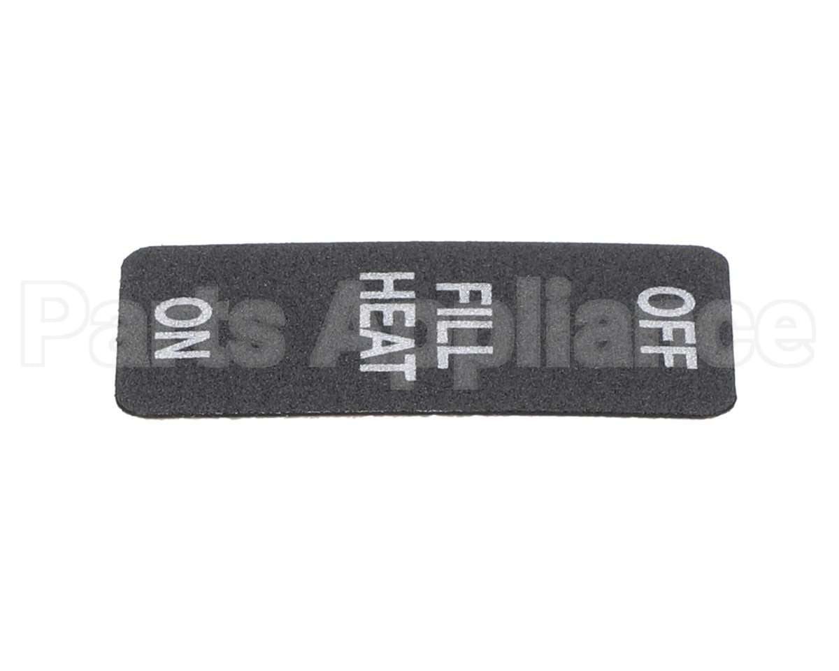 9905-011-61-70 Jackson Decal Off/Fill/On