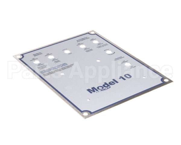 9905-500-07-10 Jackson A-Panel, Control Decal W/Overload