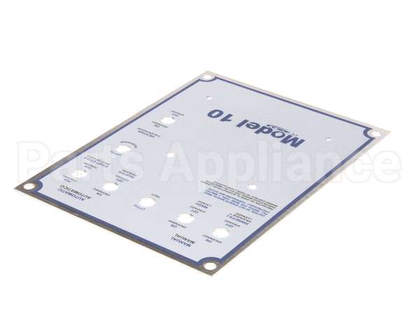 9905-500-07-10 Jackson A-Panel, Control Decal W/Overload