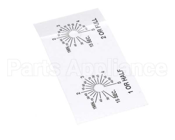 A546-111 Grindmaster Cecilware P-150A Timer Lbldecal