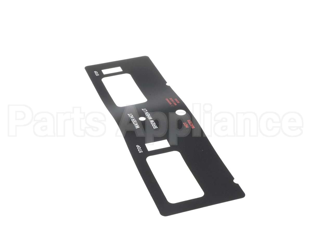 A546-251 Grindmaster Cecilware Decal, Top Panel P400Gnb