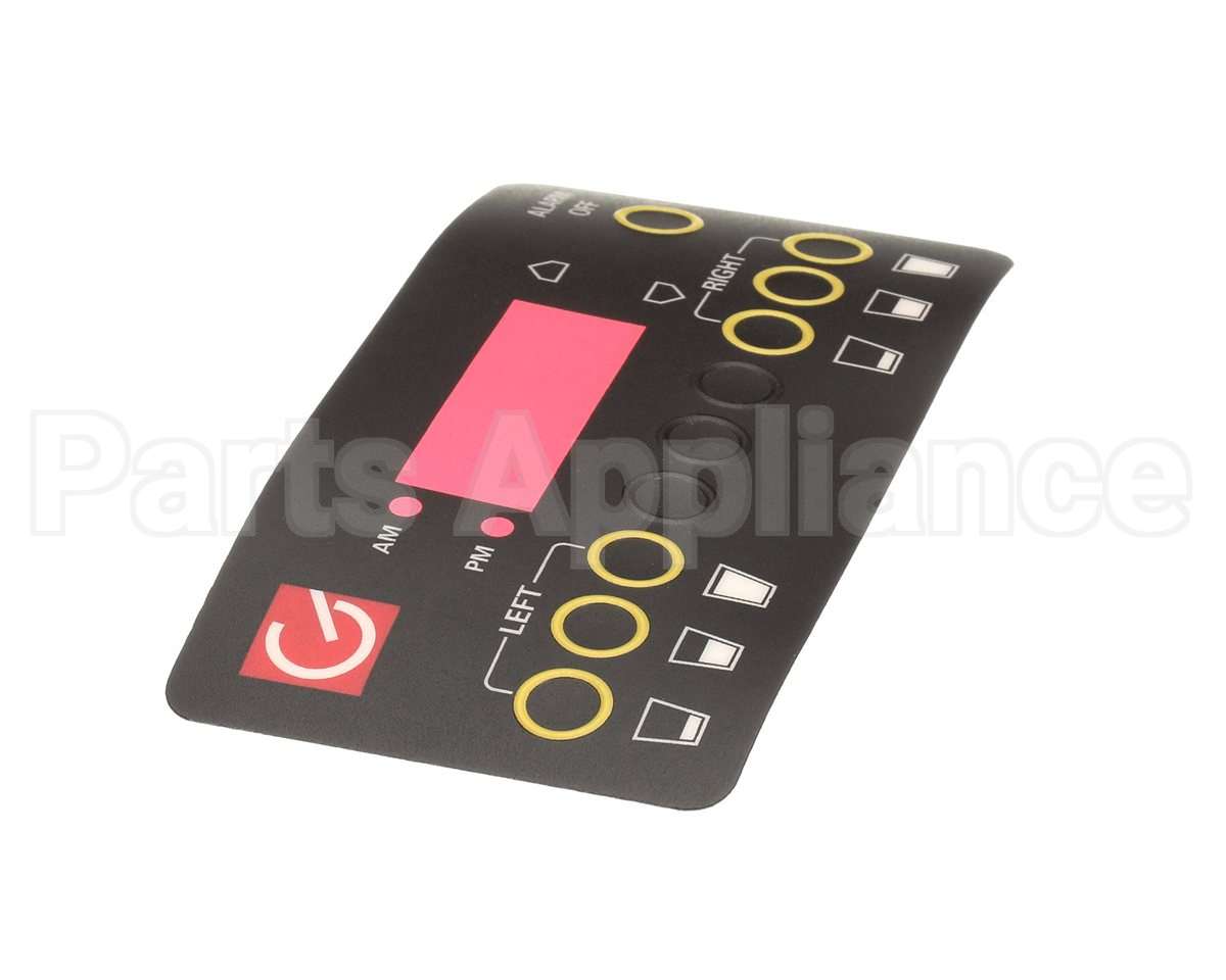 A546-458 Grindmaster Cecilware Decal, Twin Pb Urn Touchpad