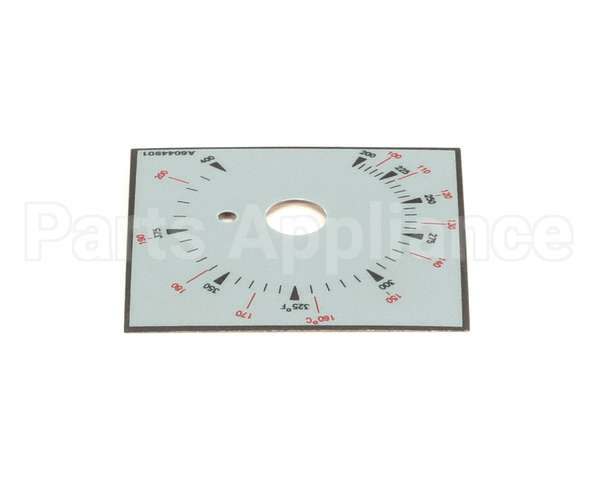 A6044901 Pitco Label,Ovrelay Thermostat Bhd Dr 7,14,18