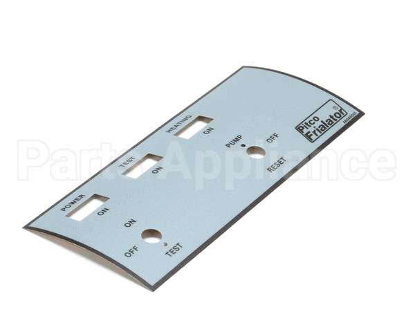 A6049001 Pitco Label,Ovrelay Fr Panel Left Hand E147Ufm