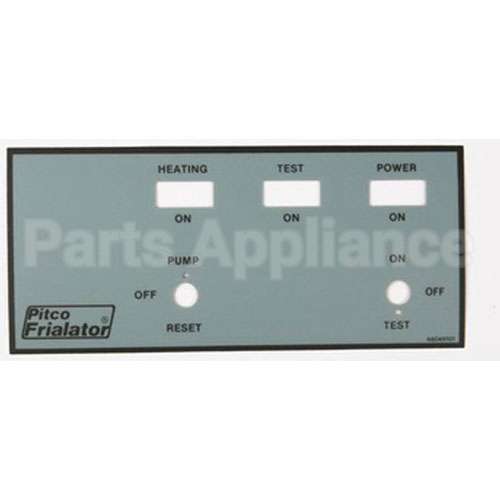 A6049101 Compatible Pitco Ovrly Fr Pnl Rh Label E147Ufm