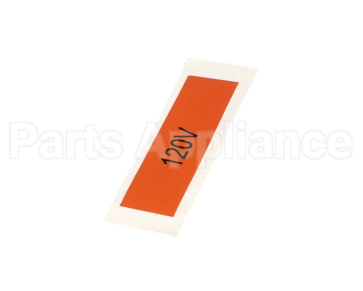 A6051601 Pitco Lbl,Marking Voltage (120V)