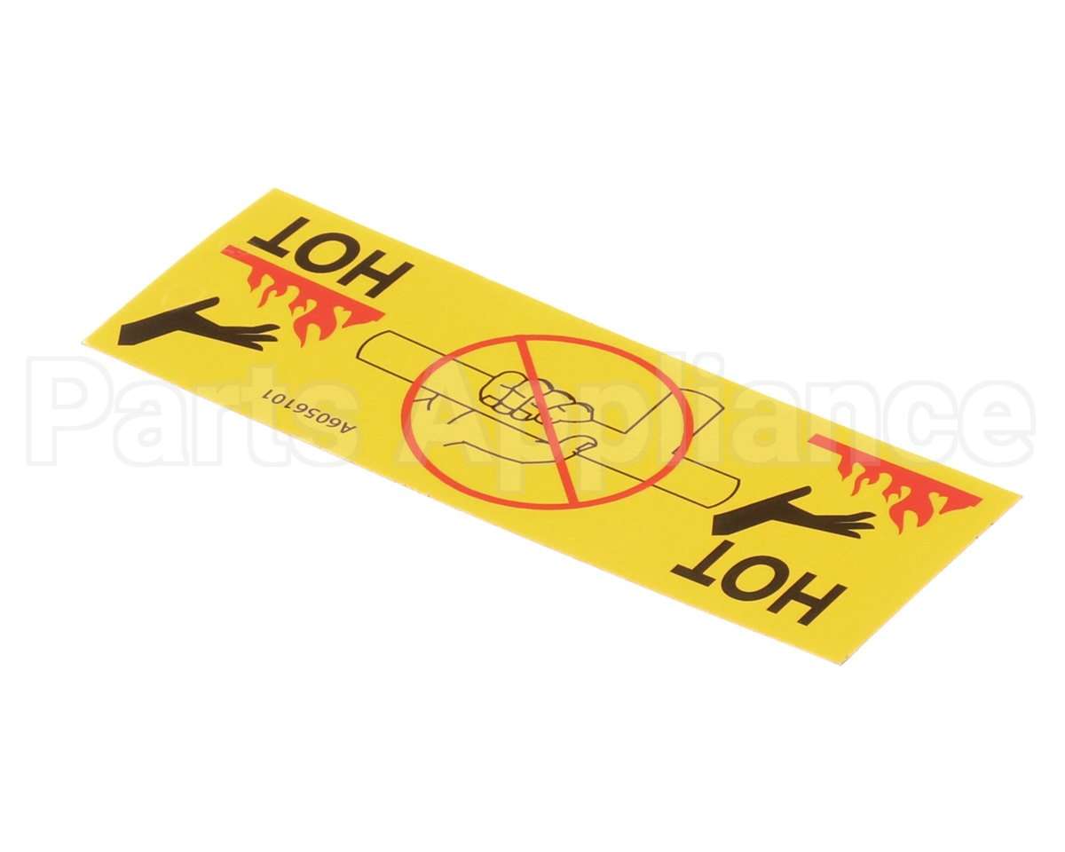 A6056101 Pitco Lbl,Caution Hot Drain