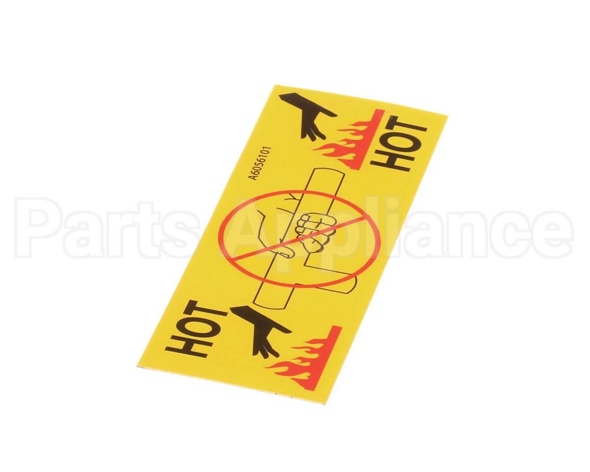 A6056101 Pitco Lbl,Caution Hot Drain