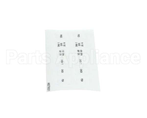 A6079001 Pitco Label,Decal Overelay Cmptr B.k.