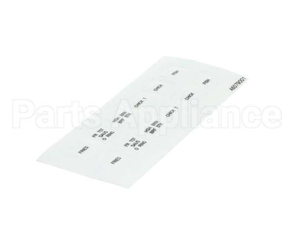 A6079001 Pitco Label,Decal Overelay Cmptr B.k.