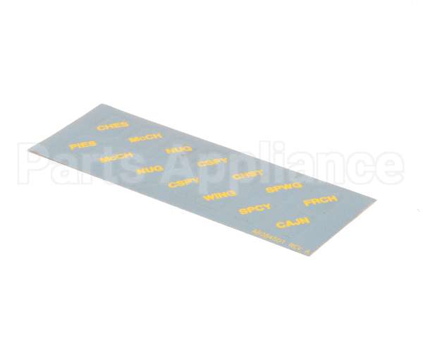 A6084501 Pitco Label,Decal Ovrly Cmptr Me,Mg14