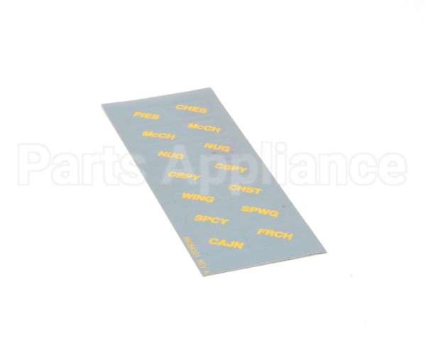 A6084501 Pitco Label,Decal Ovrly Cmptr Me,Mg14