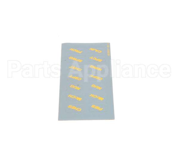 A6084501 Pitco Label,Decal Ovrly Cmptr Me,Mg14